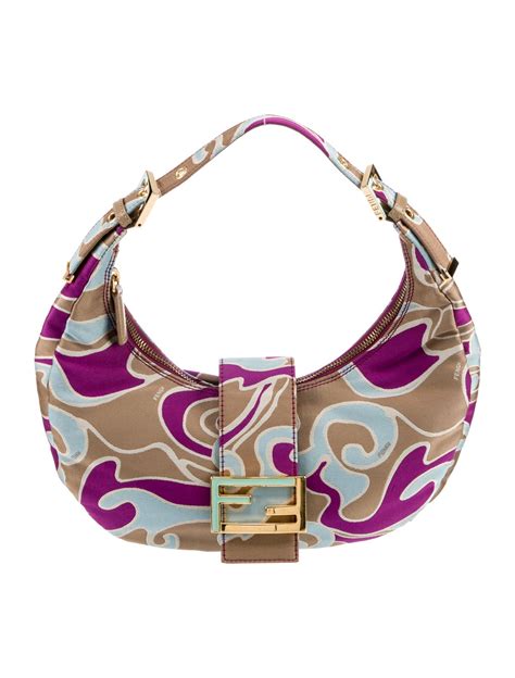 Fendi Psychedelic Swirl Shoulder Bag 